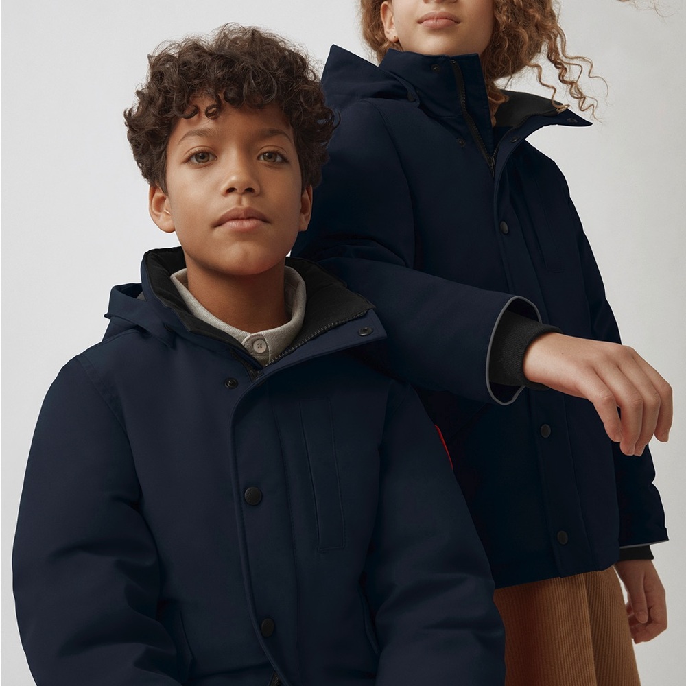 Canada Goose Kids Dark Blue Puffers